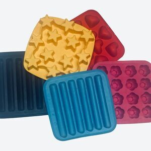 IKEA Multicolor Silicone Baking Molds *SET**